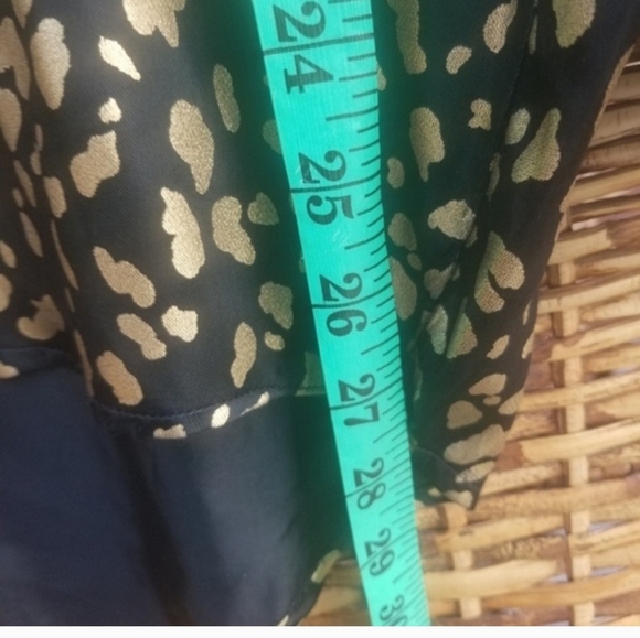 Centre Ville vintage French Golden leopard button down 2X ..14-18 - Picture 4 of 14